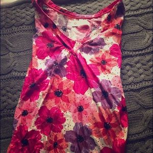 White cross scrub top